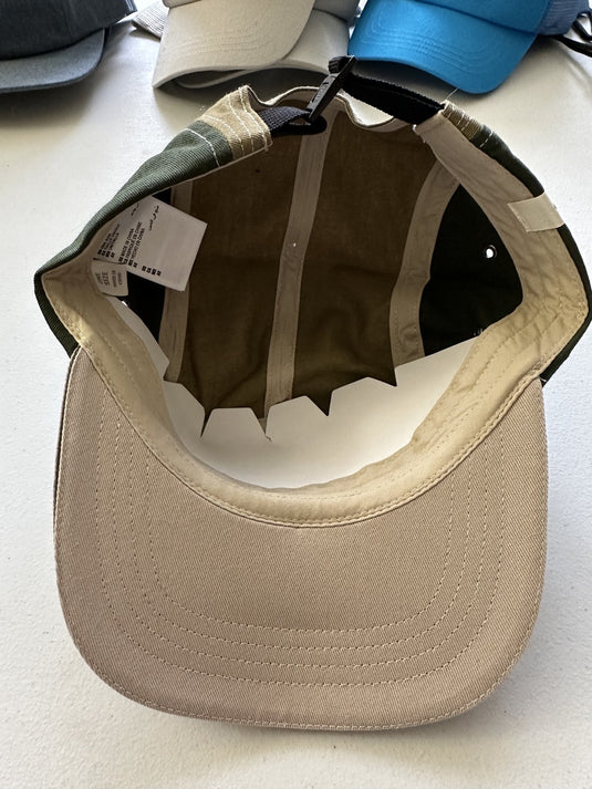 Translation missing: en.Sun + Stone Mens Colorblocked Panel Cap Green/Gold Multi-O/S