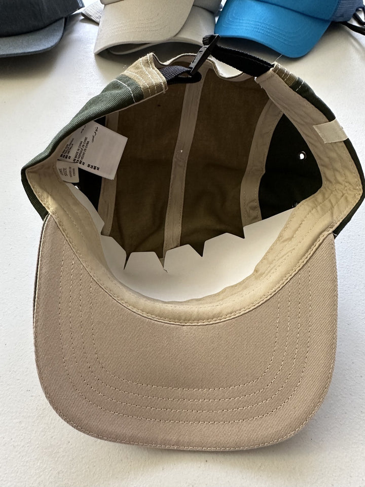 Translation missing: en.Sun + Stone Mens Colorblocked Panel Cap Green/Gold Multi-O/S