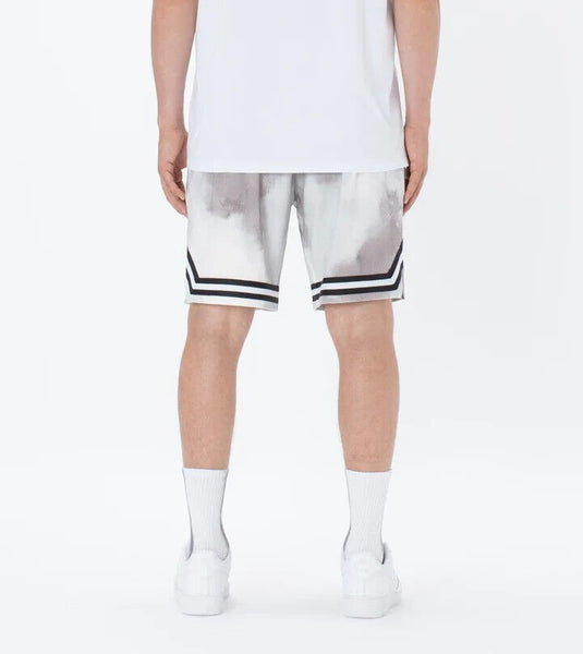 Translation missing: en.ZANEROBE Men's Organic Cotton Pique Basketball Short White Camo-Size 36