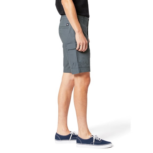 Translation missing: en.Dockers Men's Smart 360 Tech 9" Cargo Shorts Stretch Cool Slate Grey-40W
