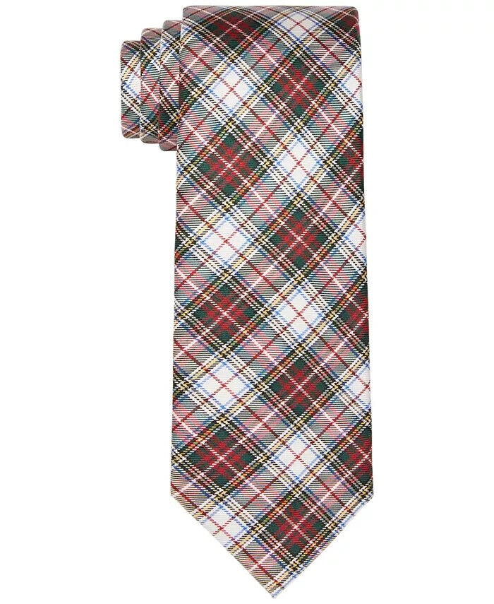 Translation missing: en.Tommy Hilfiger Silk &amp; Silk Blend Lot of 2 Plaid Ties Multicolor