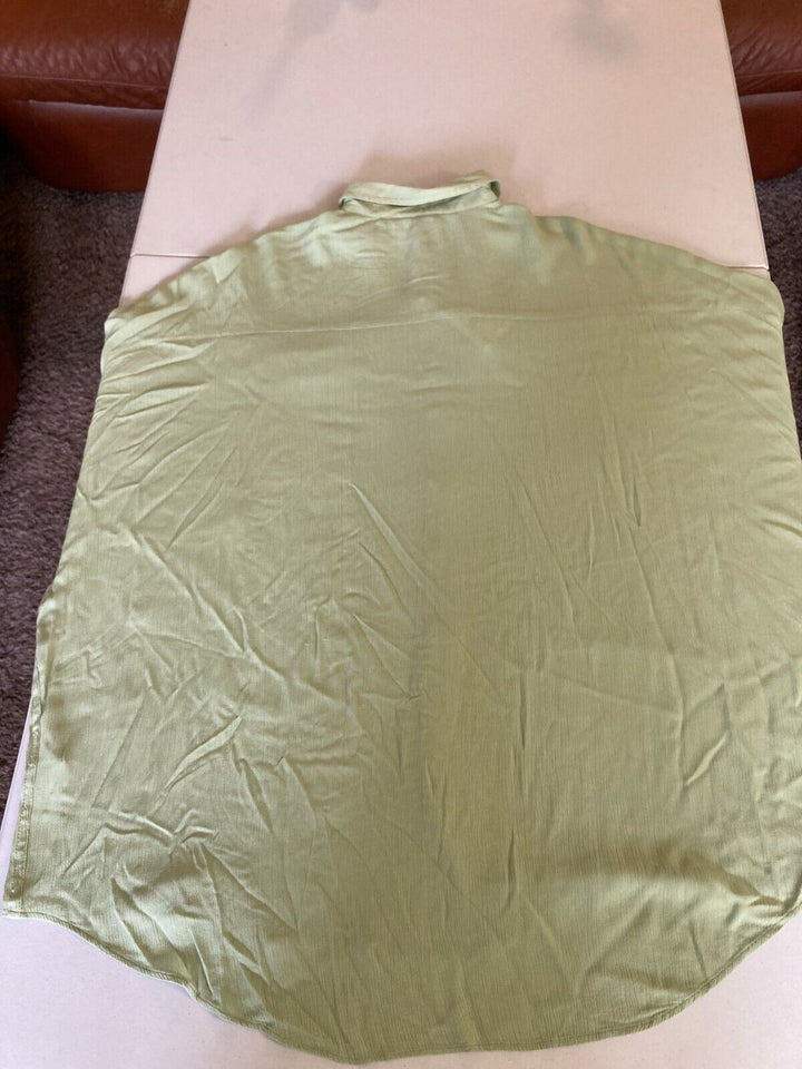 Translation missing: en.Barena Venezia SRL Overshirt in solid Sage Green-Size 3XL