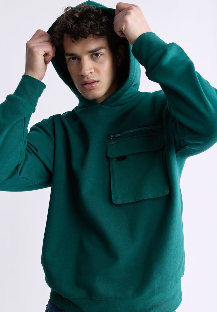 Translation missing: en.Buffalo David Bitton Men's Fabio Hoodie - Rain Forest Green-Small