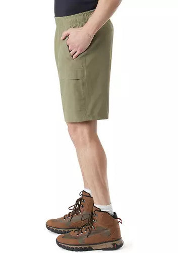 Translation missing: en.Bass Outdoor Shorts Men's Large Deep Lichen Green Everyday Pull-On 9.25 In
