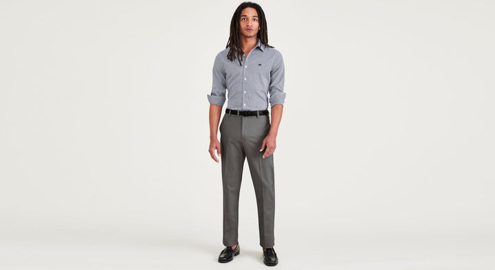 Translation missing: en.Dockers Signature Khaki Pants Burma Grey 38x30 Mens Slim Fit Stain Defender