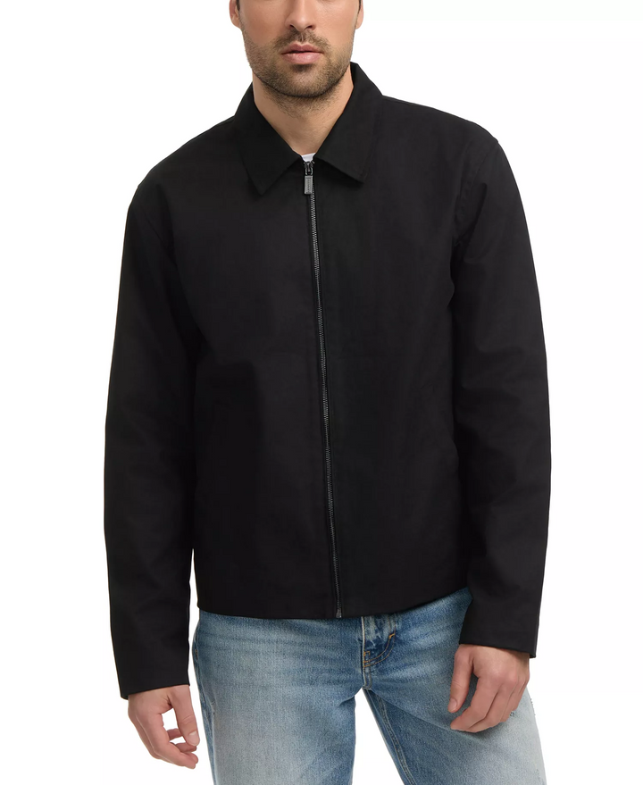 Translation missing: en.Hunter Men's Foster Wax Trucker Jacket Size 2XL Black Cotton Water Repel