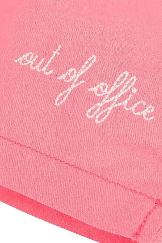 Translation missing: en.Maison Labiche Out of Office Embroidered Solid Swim Shorts in Apricot-2XL