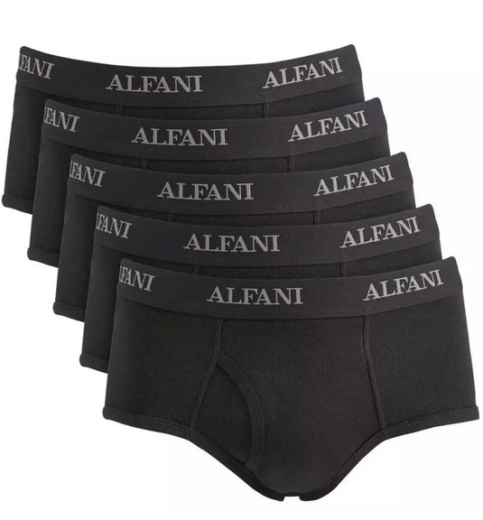 Translation missing: en.Alfani Men's Clasic Briefs Size Small Black Combed Cotton Soft Feel Double Pouch