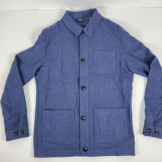 Translation missing: en.Peter Millar Men's Crown Crafted Solstice Tailored Chore Coat Blue MS24XZ67-Med