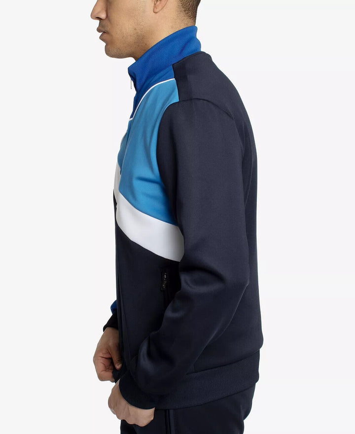 Translation missing: en.Sean John Men's Color Blocked Track Jacket in Night Sky-Size Large