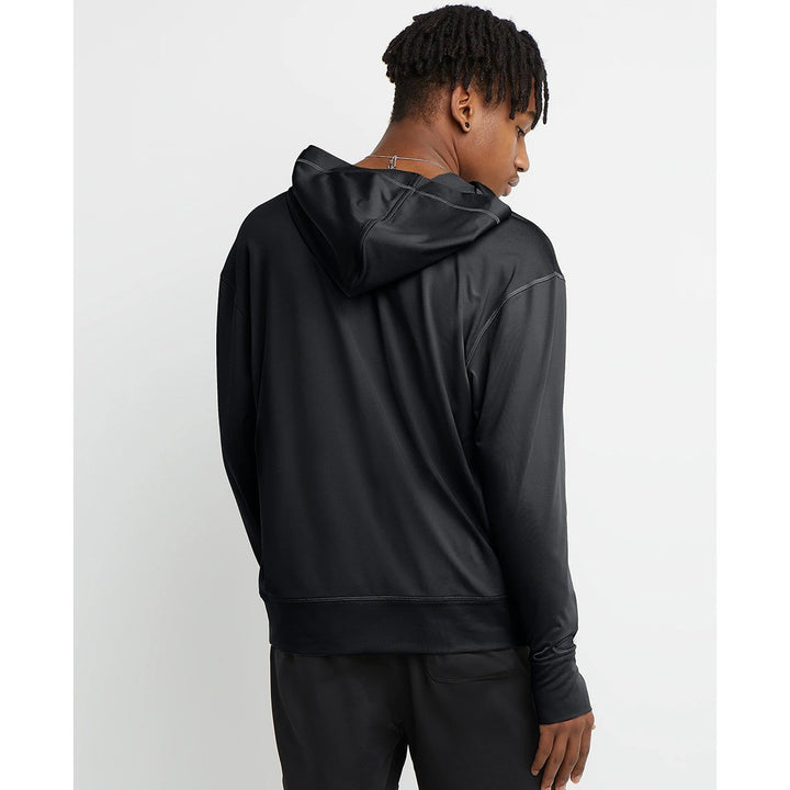 Translation missing: en.Champion Mens All-Day MVP Quarter-Zip Hoodie Black-Small