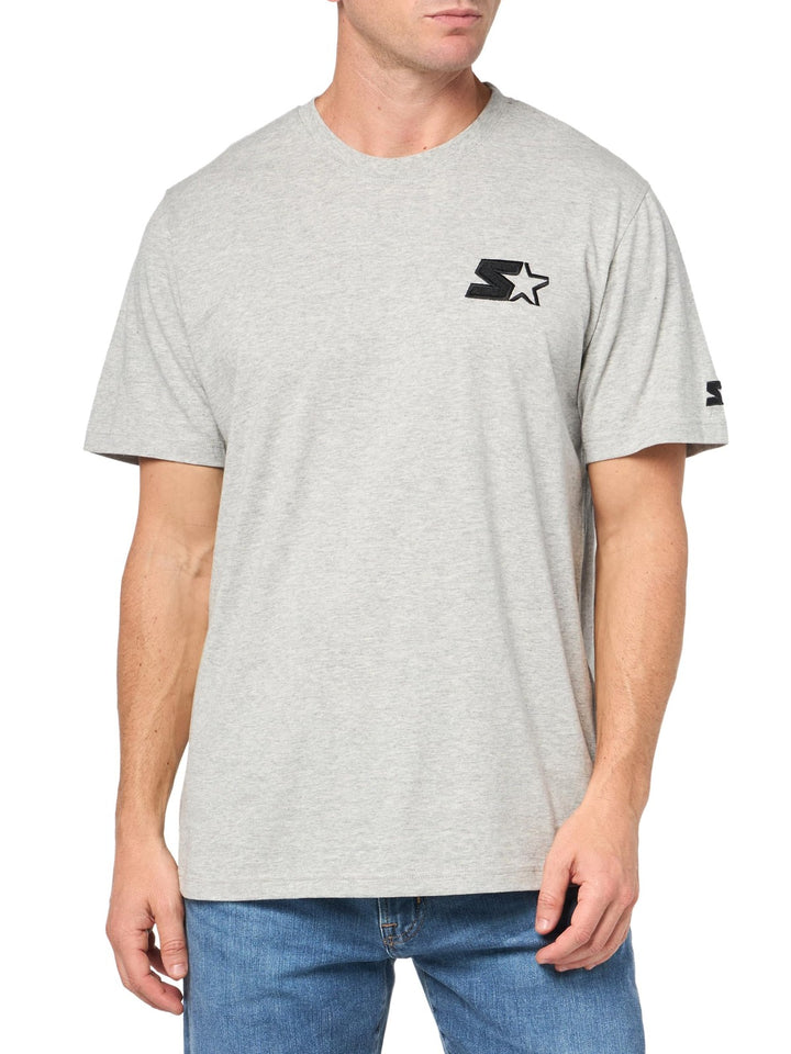 Translation missing: en.Starter Men's Classic-Fit Embroidered Logo Graphic T-Shirt - Heather Grey-Small