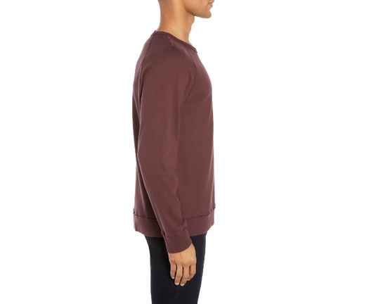 Translation missing: en.Adriano Goldschmied Sulfur Rich Carmine Siris Raglan Sweatshirt-Size XL
