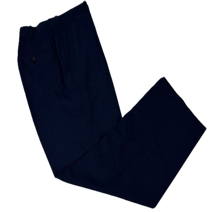 Translation missing: en.Perry Ellis Portfolio Men's Modern-Fit Stretch Resolution Dress Pants Navy-33/32