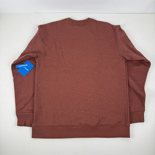 Translation missing: en.Columbia Men's Hart Mountain II Crew Neck Sweatshirt - Spice Heather-Size Medium