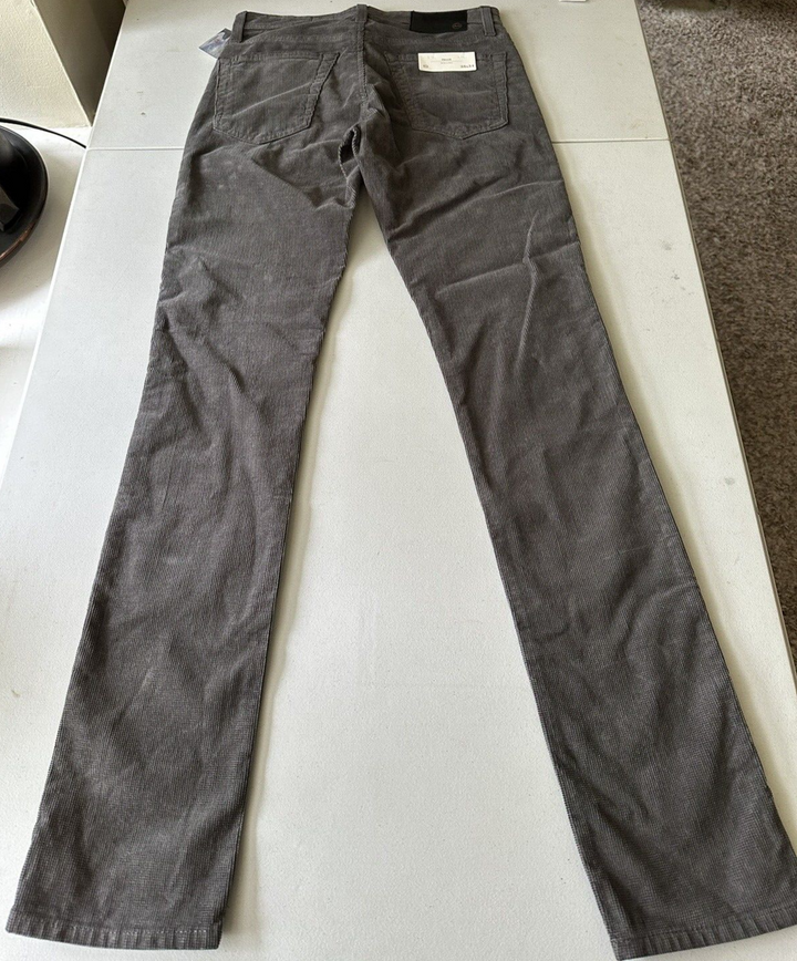 Translation missing: en.AG Tellis Men's Modern Slim Fit Corduroy Jeans in Dark Rock Grey-28/34