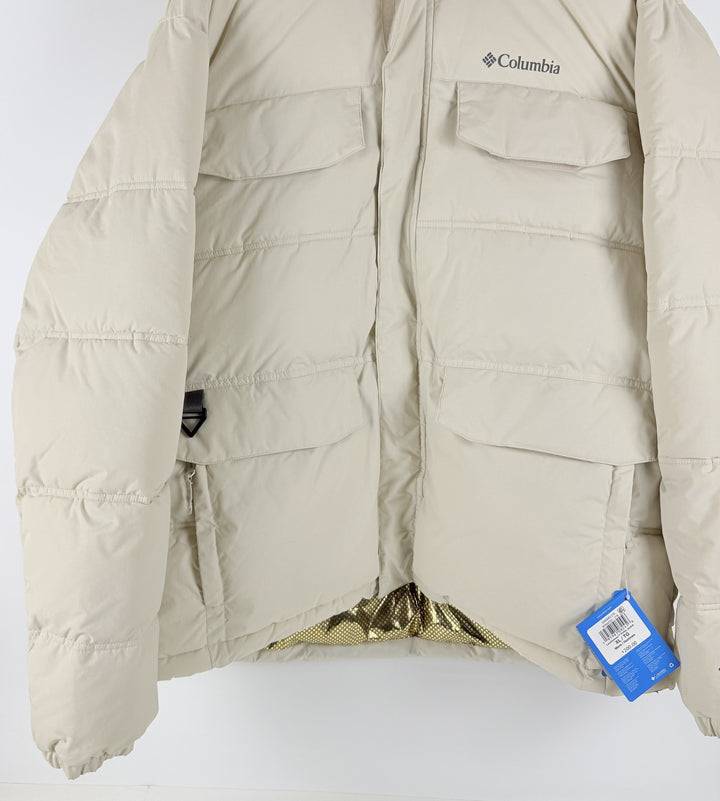 Translation missing: en.Columbia Mens Landroamer Hooded Puffer Parka Jacket Omni Heat Dark Stone-Size XL