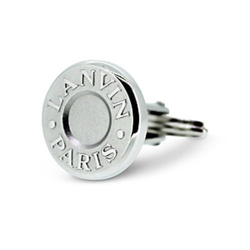 Translation missing: en.Lanvin Rhodium Plated Round Cufflinks in Silver Color