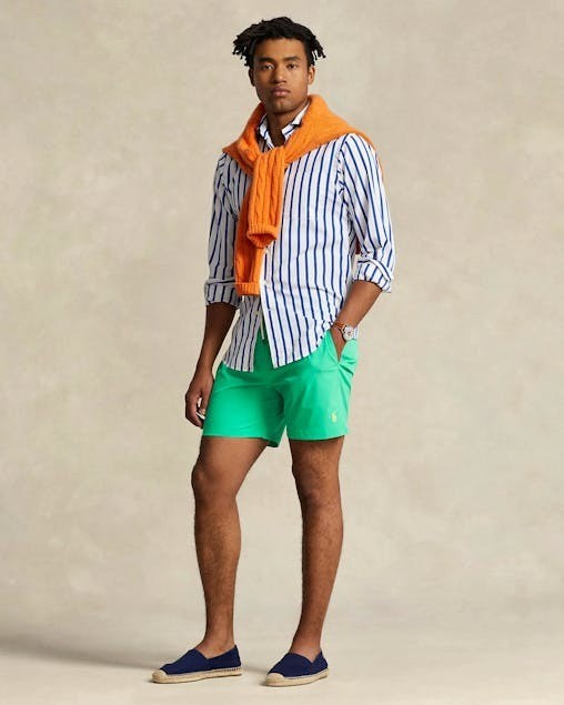 Translation missing: en.Polo Ralph Lauren Men's 5.75 Inch Traveler Reg-Fit Swim Trunk Classic Kelly-2XL