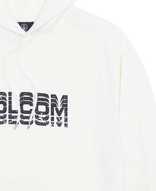 Translation missing: en.Volcom Men's Cement Pullover Hoodie Fleece Sweatshirt, Off White Heather, XL