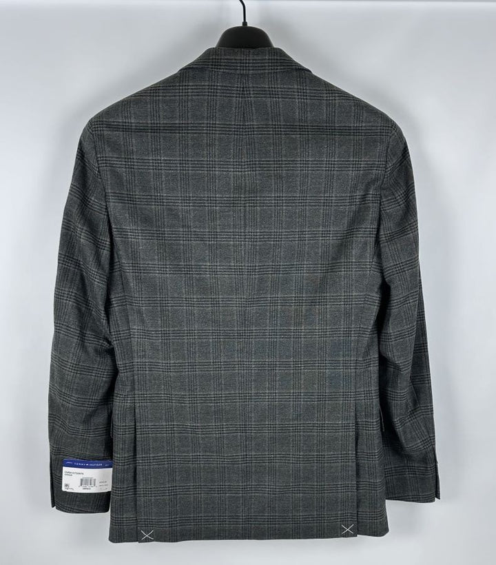 Translation missing: en.Tommy Hilfiger Conrad Men's Modern-Fit TH Flex Plaid Sport Coat-Gray Multi-36R