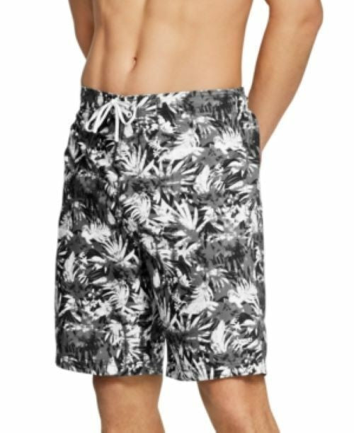 Translation missing: en.Speedo Men's Bondi Ombré Gradient Floral 2-Way Stretch 9" Board Shorts Black-Med