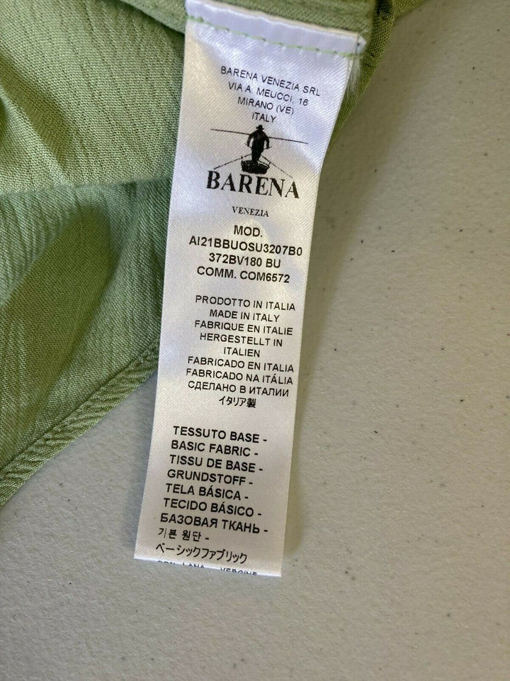 Translation missing: en.Barena Venezia SRL Overshirt in solid Sage Green-Size 3XL