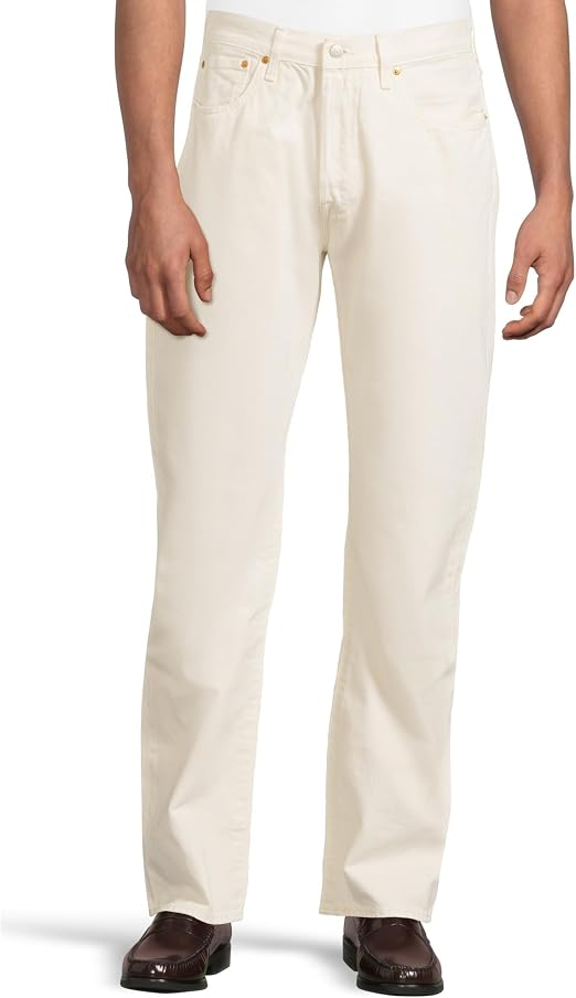 Translation missing: en.Levi's Men's 501 Original Rent Free Lightweight Jeans Off White Cotton-38x30
