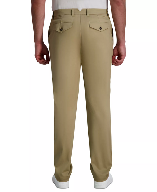 Translation missing: en.Karl Lagerfeld Paris Men's Straight-Fit Chino Pants Cotton Blend Tan-34/32
