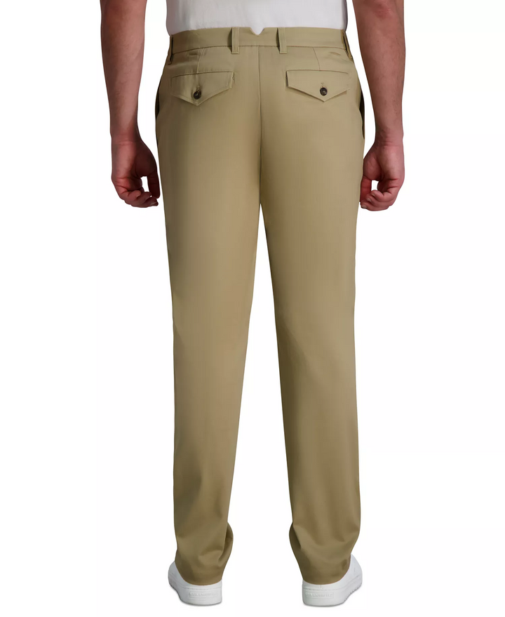 Translation missing: en.Karl Lagerfeld Paris Men's Straight-Fit Chino Pants Cotton Blend Tan-34/32