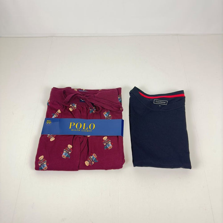 Translation missing: en.Polo Ralph Lauren Mens Polo Bear Pajamas Pants ONLY Wine Holiday Bear-Small