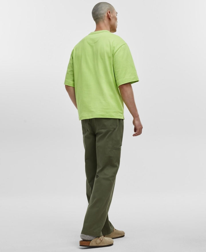 Translation missing: en.Mode of One Men's Relaxed-Fit All Cotton Pocket T-Shirt Acid Green-2XL