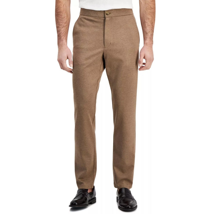 Translation missing: en.Alfani Mens Modern-Fit Stretch Knit Suit Pants Soft Mulch Heather-48/30