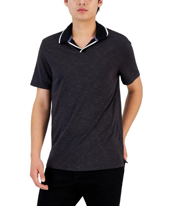 Translation missing: en.Alfani Men's Modern Johnny Collar Polo
