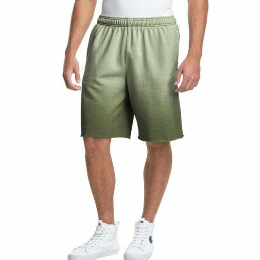 Translation missing: en.Champion Men's Athletics Powerblend Fleece Ombre Shorts 10" Inseam in Army-Small