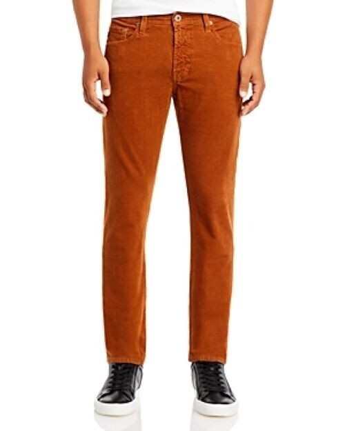 Translation missing: en.AG Tellis Men's Modern Slim Fit Corduroy Jeans in Clay Stone-36/34