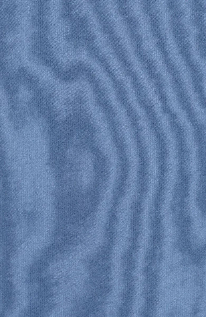 Translation missing: en.Vince Men's Regular Fit Garment Dyed Cotton Polo in Smoke Blue-Size Small