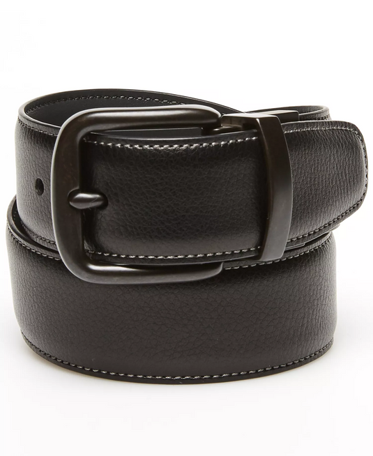 Translation missing: en.Original Penguin Men's Grey Day Logo Reversible Belt - Black-32