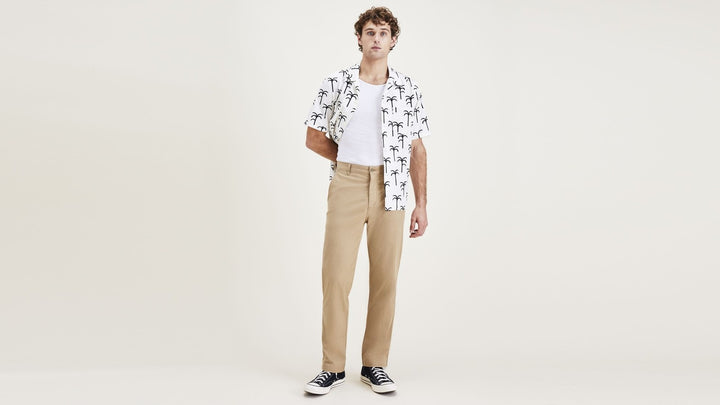 Translation missing: en.Dockers Mens Straight Fit Smart 360 Flex Linen-Blend Chino Pants Harvest-38x29