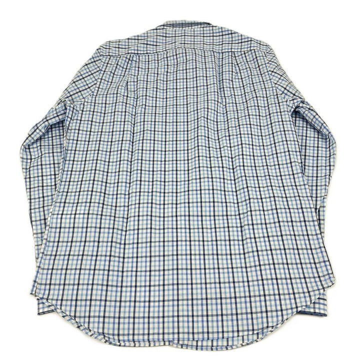 Translation missing: en.Nautica Men's Classic-Fit Plaid Oxford Button-Down Shirt Blue/White-Small