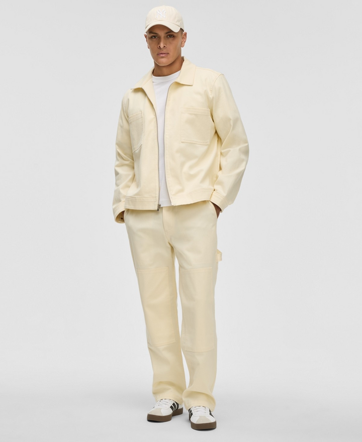 Translation missing: en.Mode of One Men's Regular-Fit Stretch Twill Utility Jacket Soft Vanilla-2XL