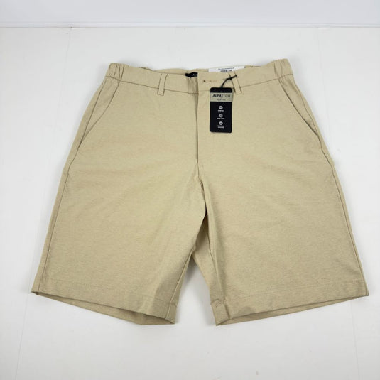 Translation missing: en.Alfani Men's Weekend Shorts Men's Size 40 Summer Khaki Heather Stretch