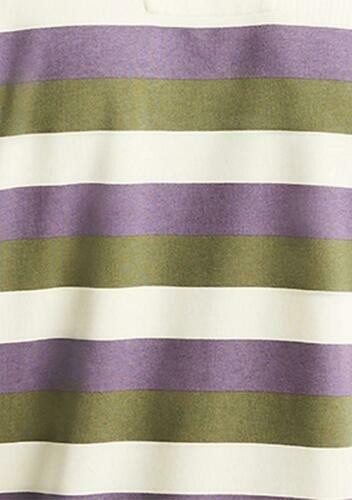 Translation missing: en.Nautica Crewneck Shirt Grape Size 2XL Mens Striped Kangaroo Pocket Classic Fit