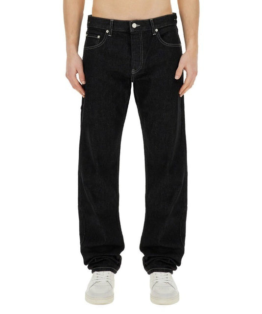 Translation missing: en.Helmut Lang Men's 98 Classic Cut Jean Black Rinse N09DM201 Jeans-30x34