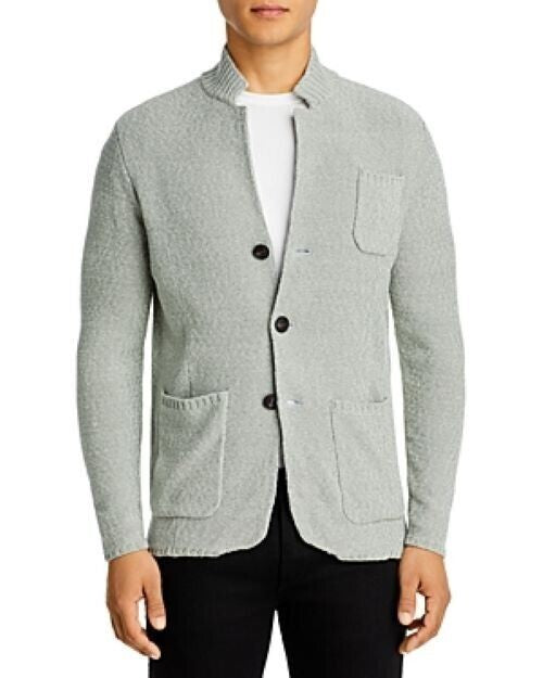 Translation missing: en.Major Department Store Designer Melange Knit Reg Fit Cardigan Sweater Green-L