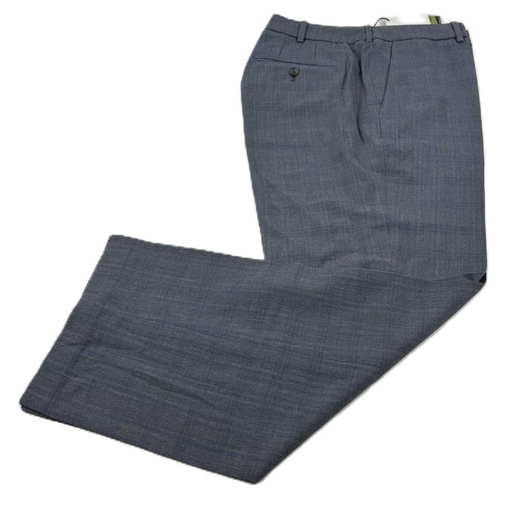 Translation missing: en.Perry Ellis Portfolio Men's Modern-Fit Resolution Dress Pants Mid Grey-34/34