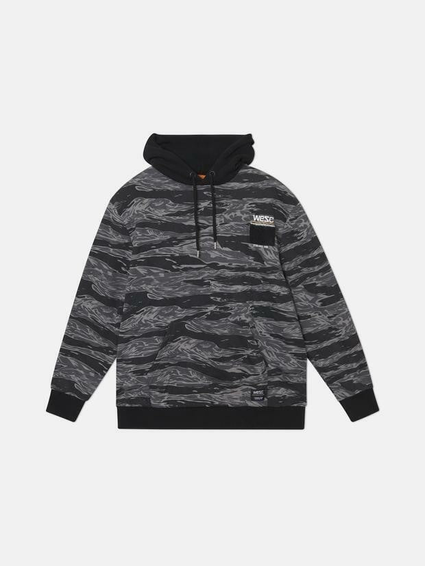 Translation missing: en.WESC Mike Camo Hoodie Black-Size Small