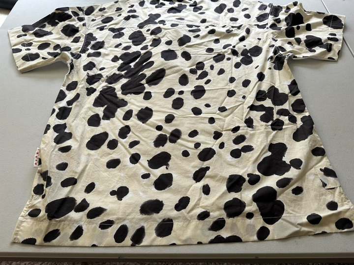 Translation missing: en.Marni Men's Animal-Print Organic Cotton T-Shirt Lily White-EU 46 US Small