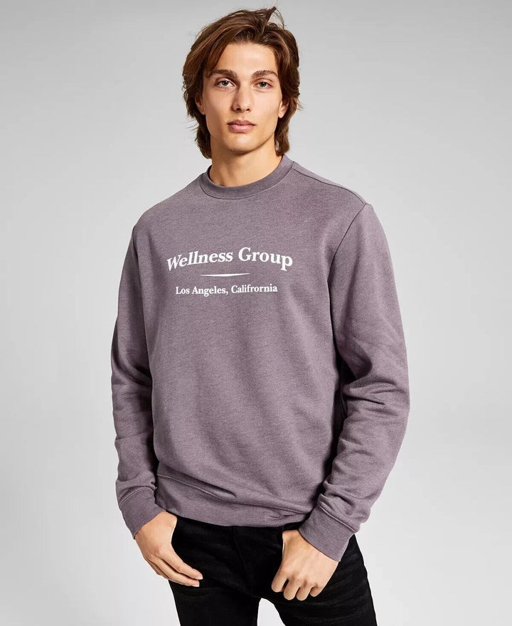 Translation missing: en.And Now This Men's Wellness Group Fleece Sweatshirt Charcoal Grey-Small