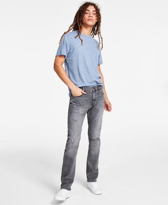 Translation missing: en.Sun + Stone Men's Straight-Fit Tarin Street Jeans KT Wash Black-40/30